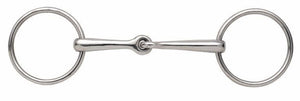 Shires Jointed Mouth Snaffle - Stainless Steel - 4.5