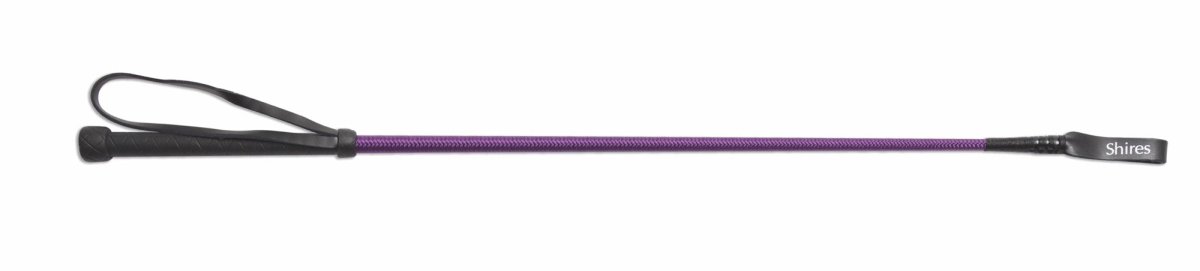 Shires Thread Stem Whip - Child - Bright Blue - 24