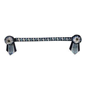 Showquest Browband Camden - Navy/Pale Blue/White - Full