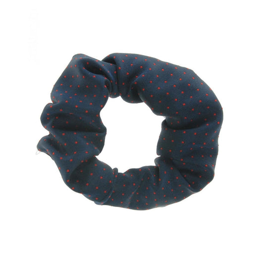 Showquest Scrunchie Pin Spot - Navy/Red -