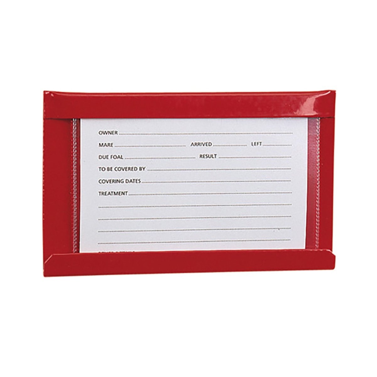 Stubbs Stud Card Holder - Red - Large