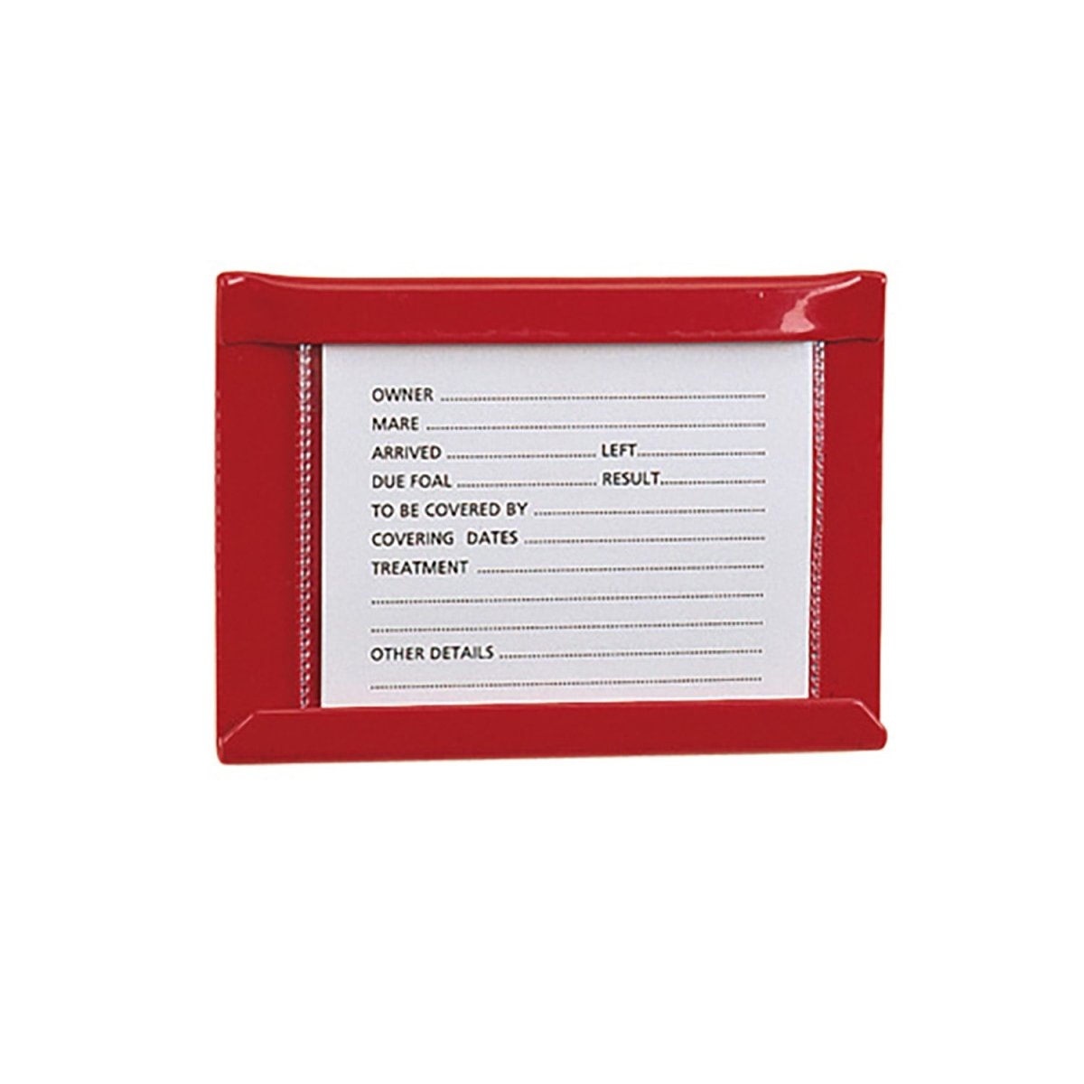 Stubbs Stud Card Holder - Red - Small