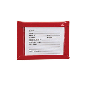 Stubbs Stud Card Holder - Red - Small