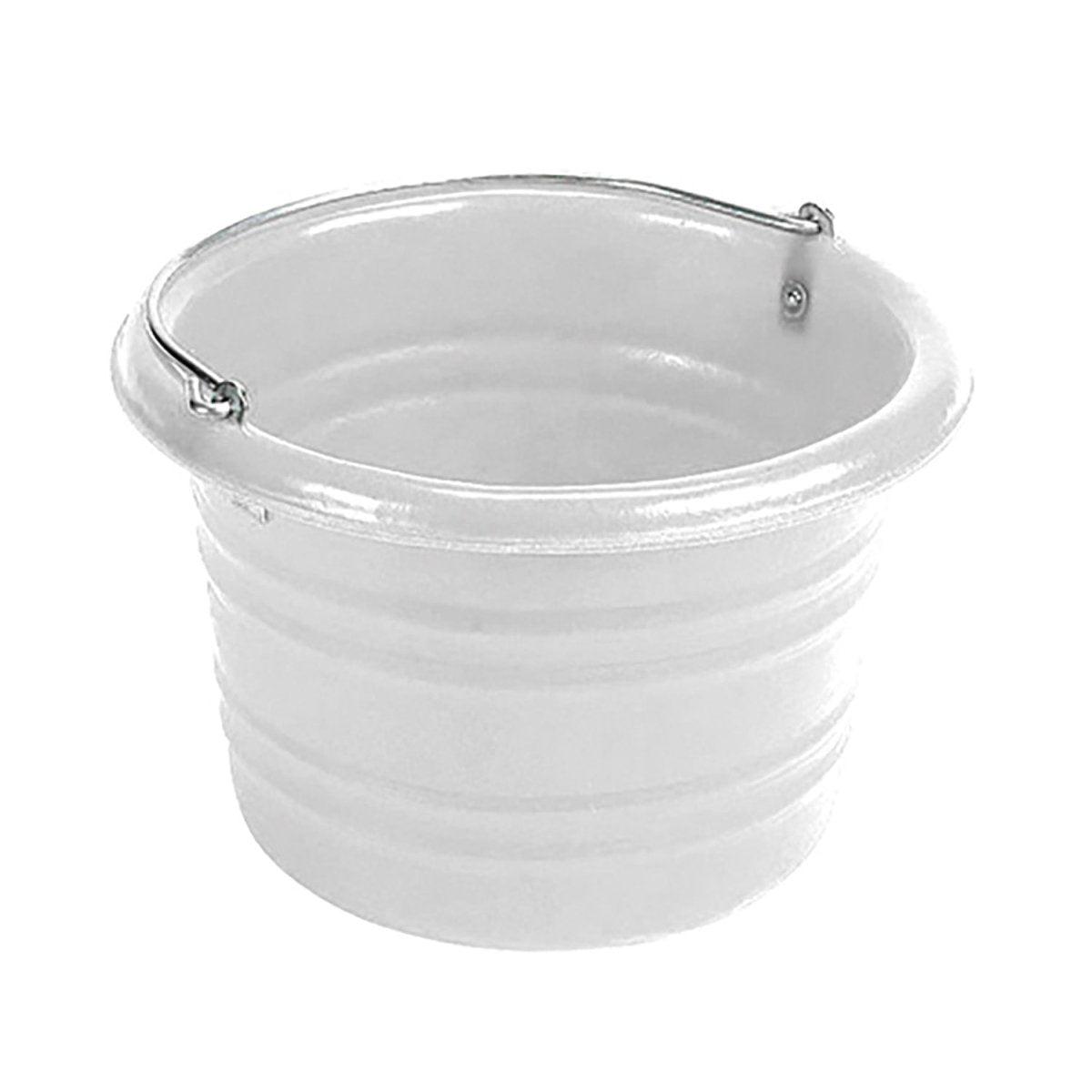 Stubbs Water/Feed Bucket Jumbo C/W Handle 25 Lt - White - 25Lt