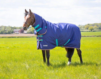 Tempest Original 100 Combo Turnout Rug - Navy Blue - 4'0"