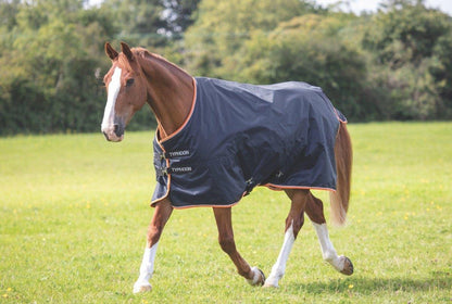 Typhoon 200 Combo Turnout Rug - Black - 4'0"