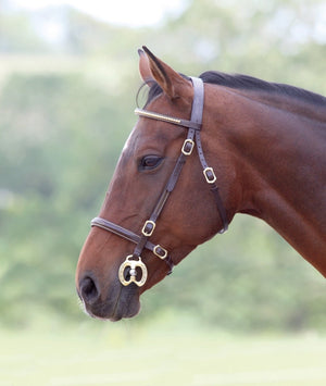 Velociti GARA Clincher Inhand Bridle - Black - Cob