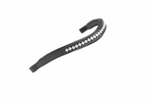 Velociti GARA Flower Diamante Browband - Black - Cob