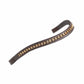 Velociti GARA Large Diamante Browband - Black/Clear - Cob