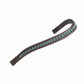 Velociti GARA Large Diamante Browband - Black/Clear - Cob