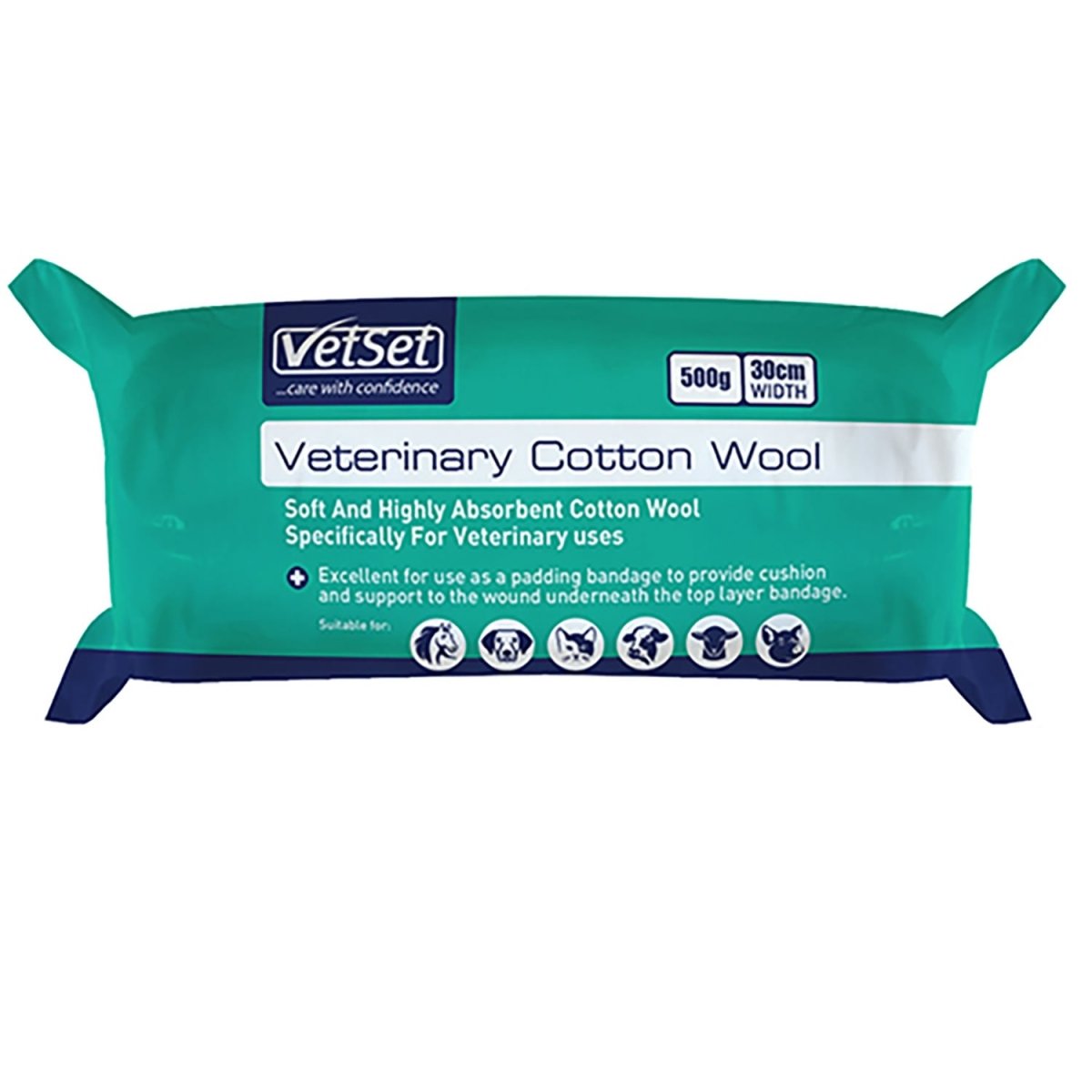 Vetset Cotton Wool - 500Gm -