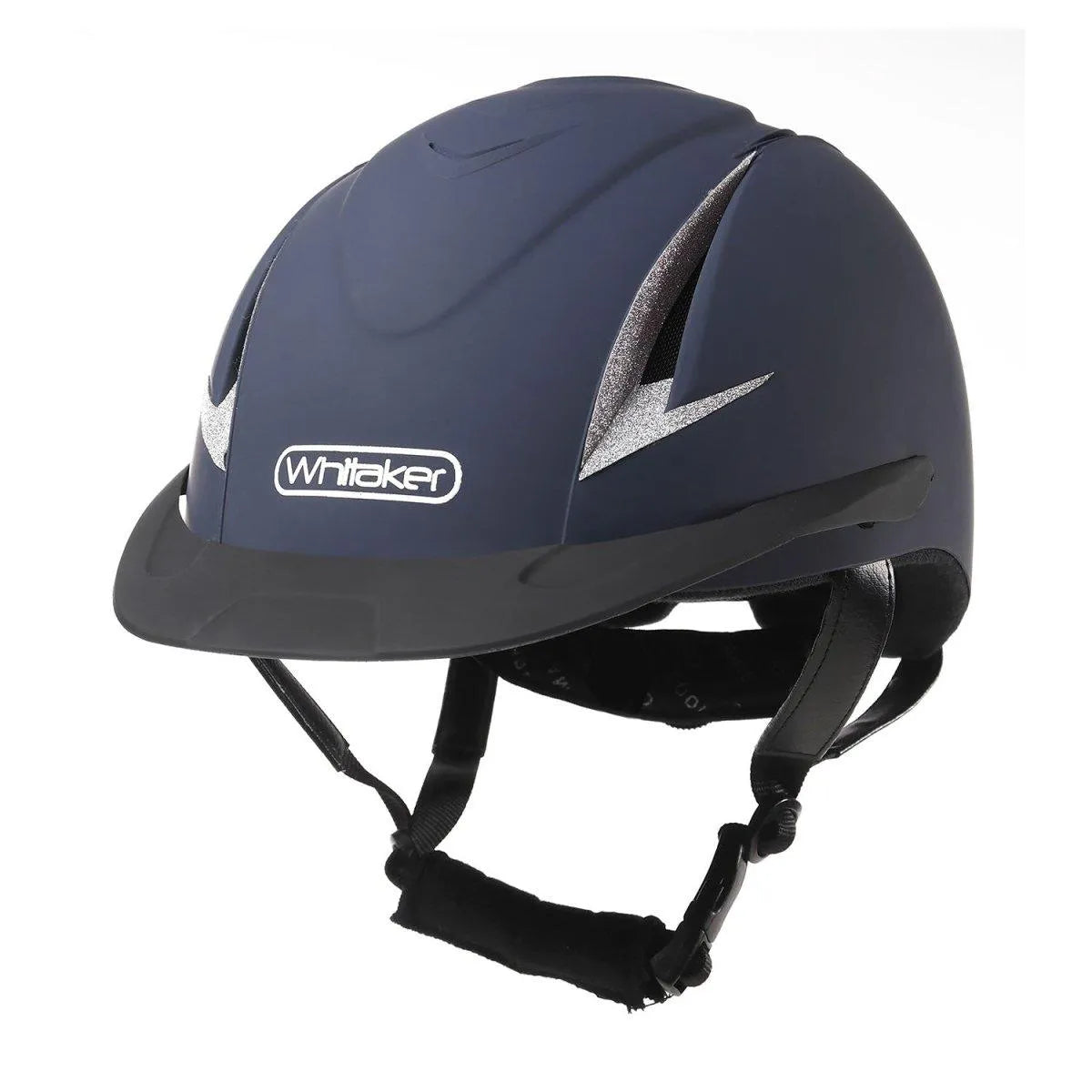 Whitaker Nrg Helmet With Sparkles - Black/Silver - Large(58-62Cm)