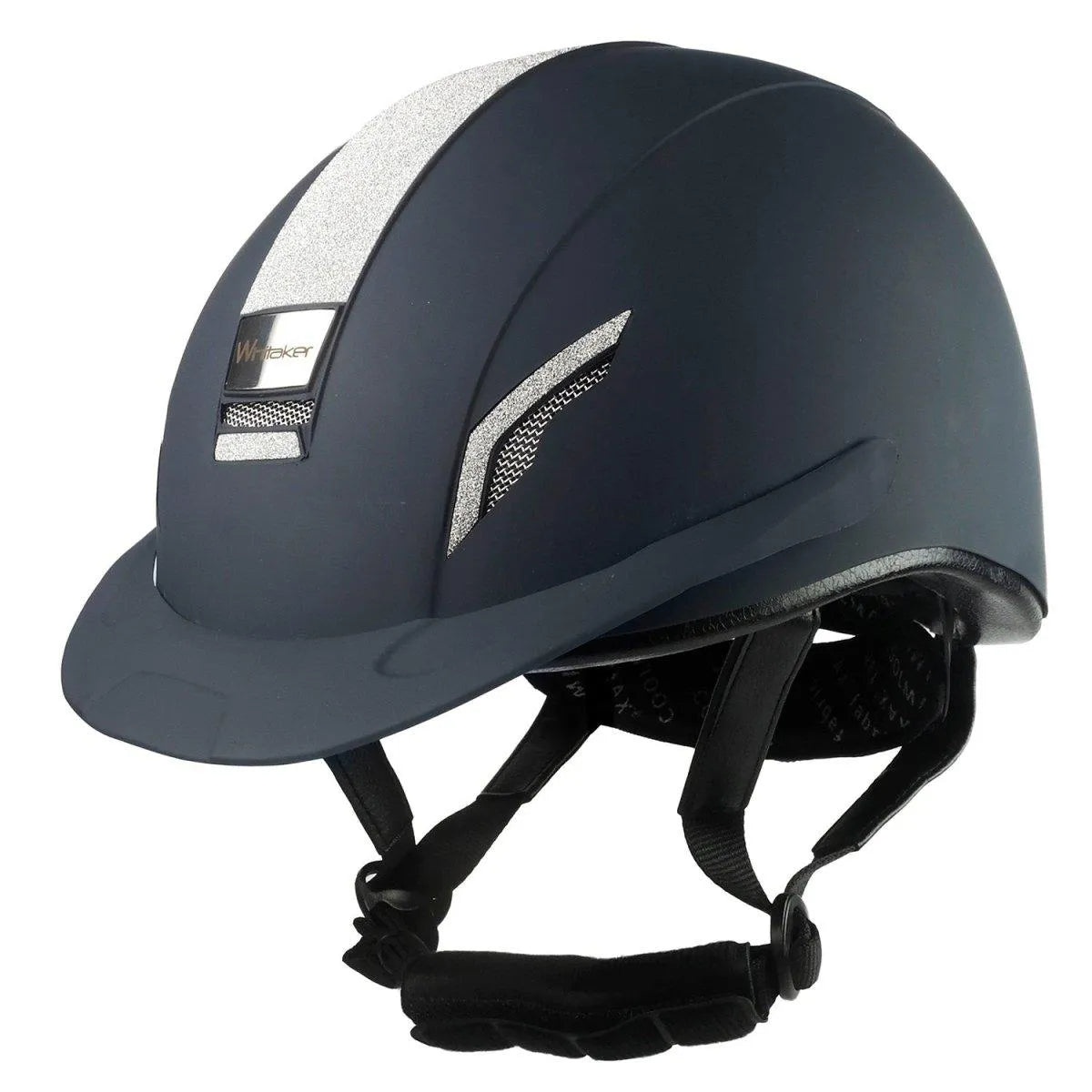 Whitaker Vx2 Sparkly Riding Helmet - Black - Small(50-54Cm)